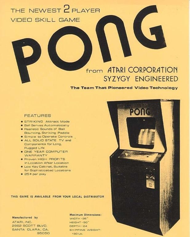 Pong 1972 cartel